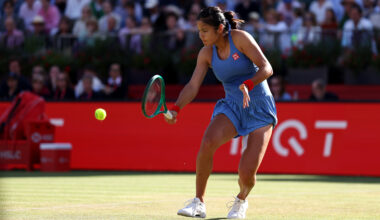 Raducanu pulls double duty to reach Queen's final, set first meeting with Vekic