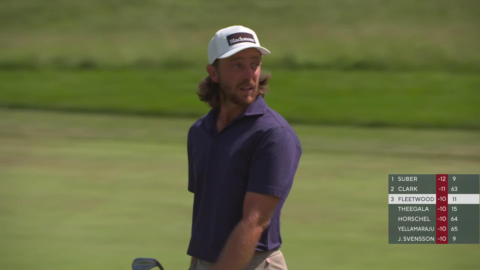 Tommy Fleetwood's 90-yard approach sets up birdie on No. 12 at RBC Canadian