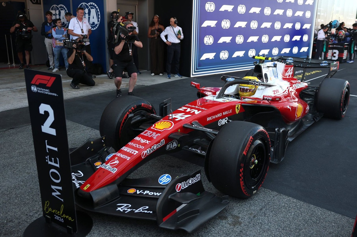 The trick behind Lewis Hamilton's best qualifying result for Ferrari
