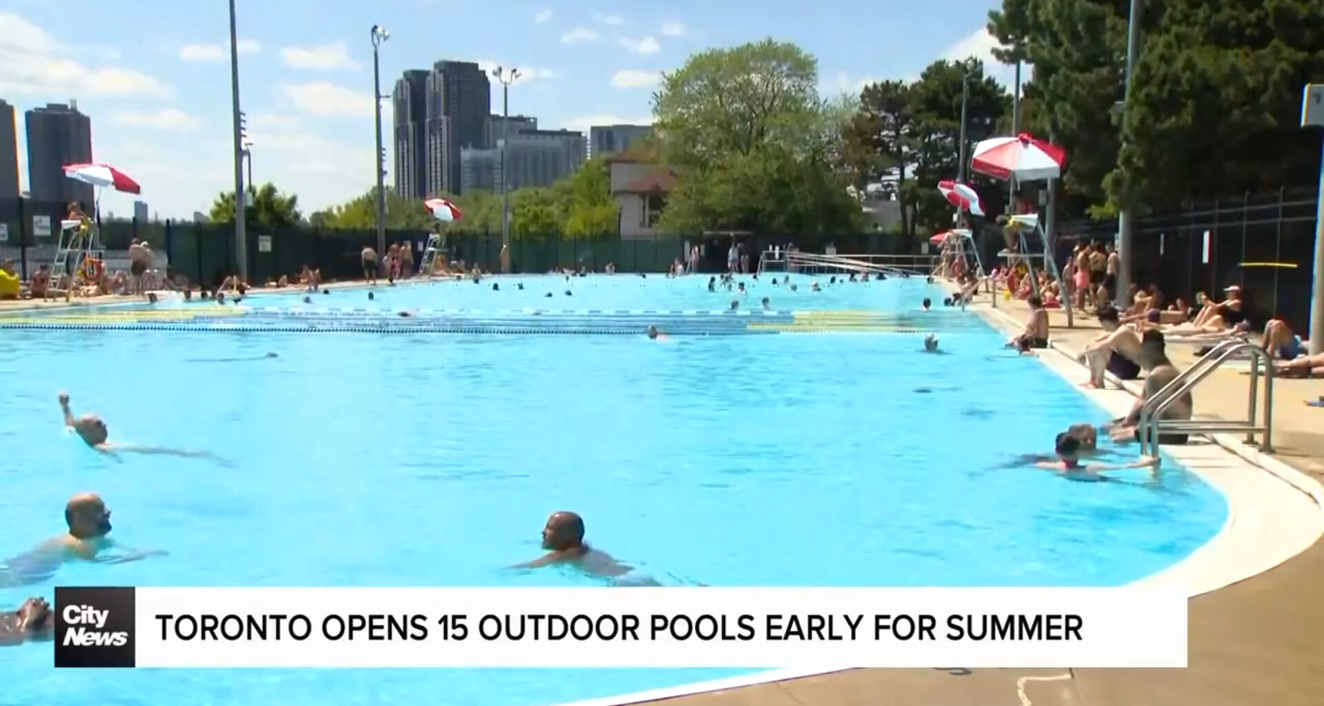 City of Toronto opens 15 outdoor pools early