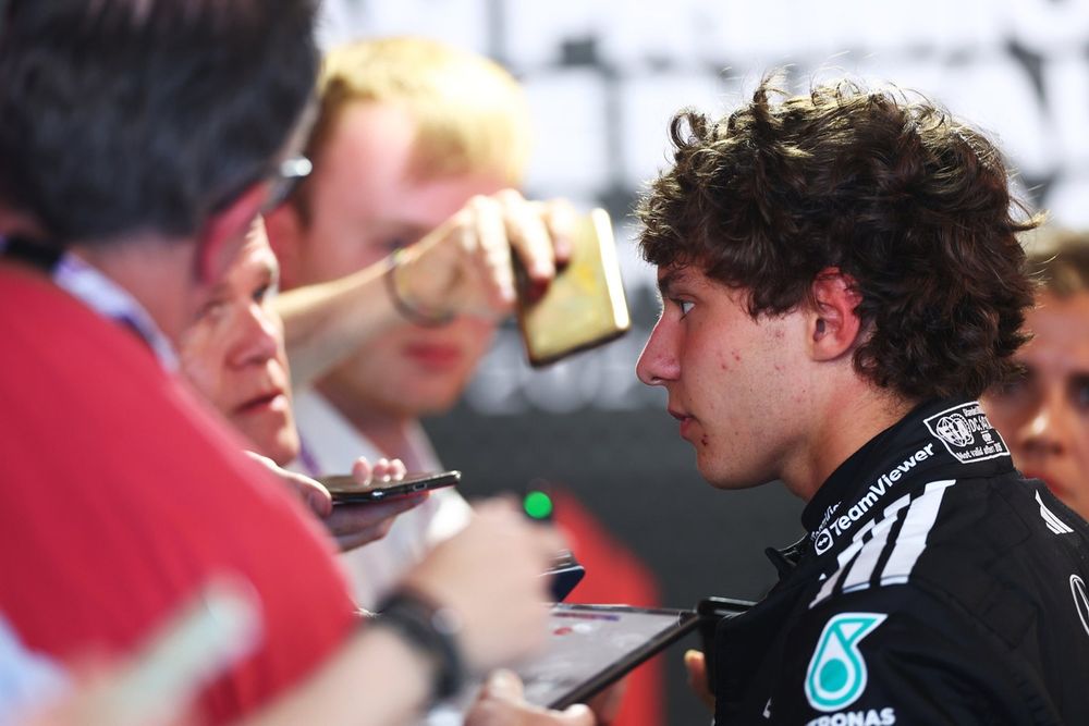 Antonelli felt the pressure at last year’s Emilia Romagna Grand Prix