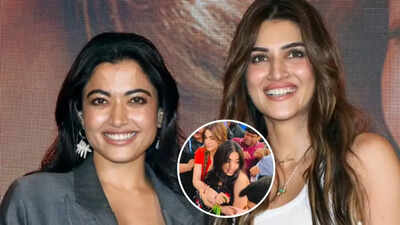Kriti Sanon wins hearts for shielding terrified Rashmika Mandanna from mob during 'Cocktail 2' promotions: 'Like a younger sister'