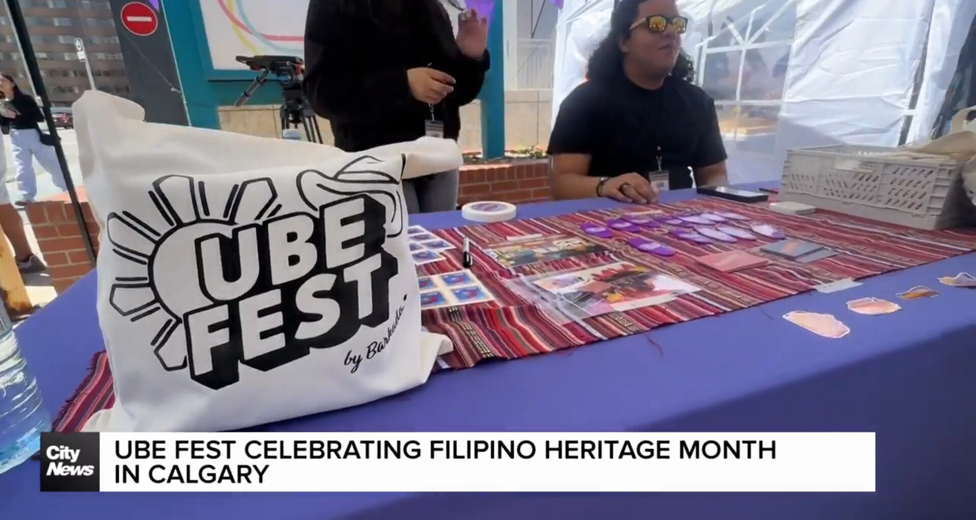 Ube fest celebrating Filipino Heritage month in Calgary