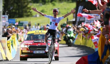 Isaac Del Toro wins the final stage and overall of the Tour Auvergne-Rhone-Alpes (Photo: Dario Belingheri/Getty Images)