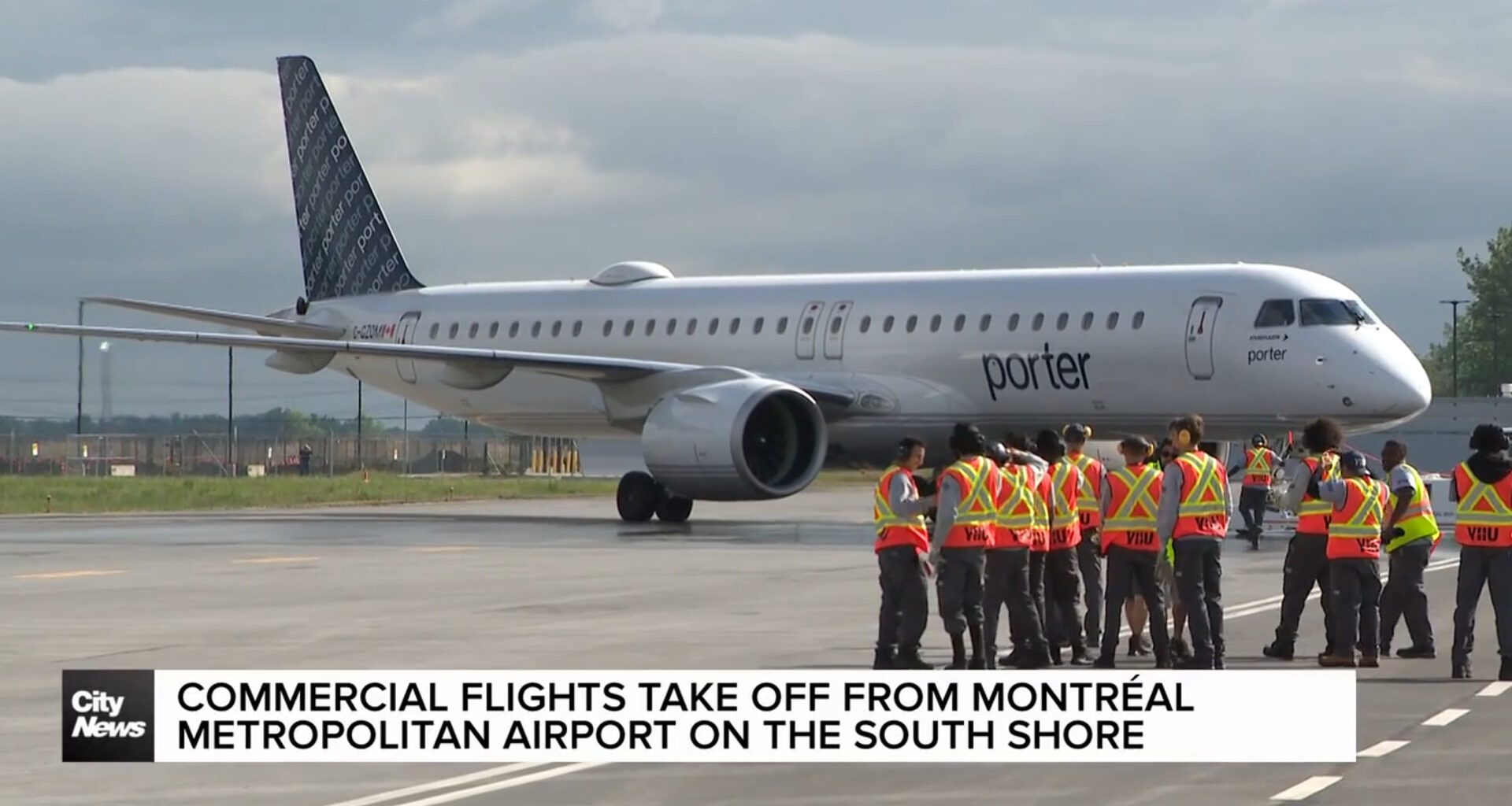 First commercial flights take off from Montréal Metropolitan Airport