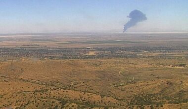B-52 bomber crash in California likely 'not survivable' for 8 people aboard: military