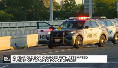 12-year-old boy charged with attempted murder of Toronto police officer