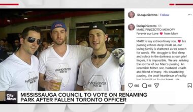 Mississauga council to vote on renaming park after fallen Toronto officer