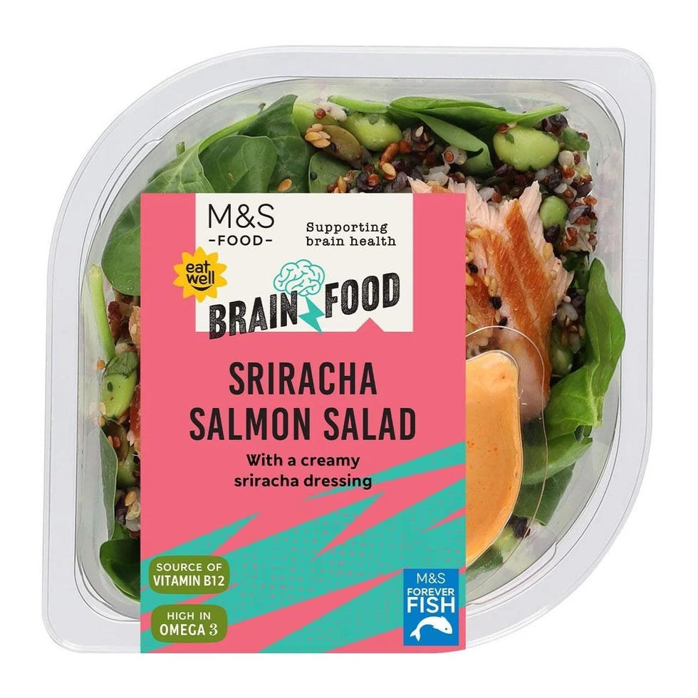 Brain Food Sriracha Salmon Salad
