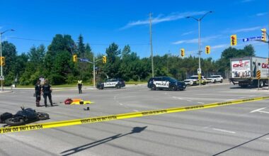 Man in critical condition after motorcycle and vehicle crash in Barrhaven