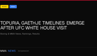 Topuria, Gaethje timelines emerge after UFC White House visit