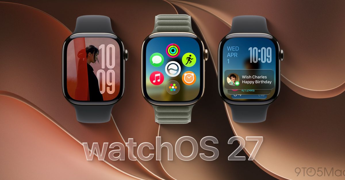No Liquid Glass slider for Apple Watch, but here's how watchOS 27 design changes