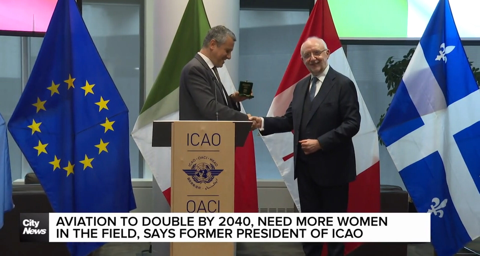 Former ICAO president’s lifetime achievements recognized in Montreal