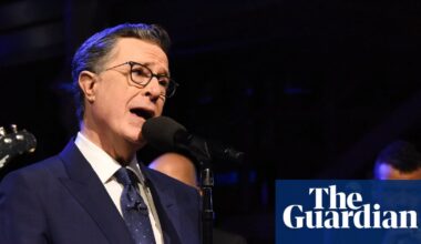 CBS reaches agreement over Stephen Colbert’s use of Peanuts music on The Late Show | US news