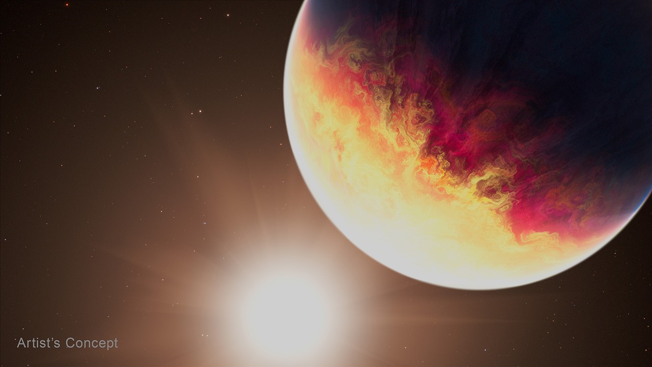 NASA's Webb Catches Exoplanet Getting Roasted