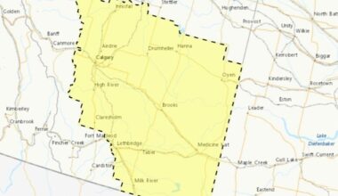 Environment & Climate Change Canada issues Severe Thunderstorm Watch for southeastern Alberta