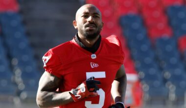 CFL injury updates: Latest on Redblacks' Bell, Roughriders' Milligan Jr., others