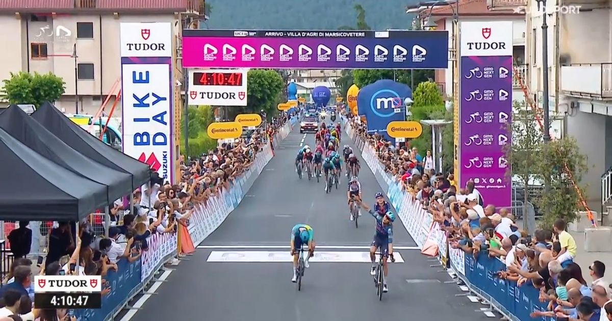 Giro NextGen stage 3 won by Belgian talent from the breakaway