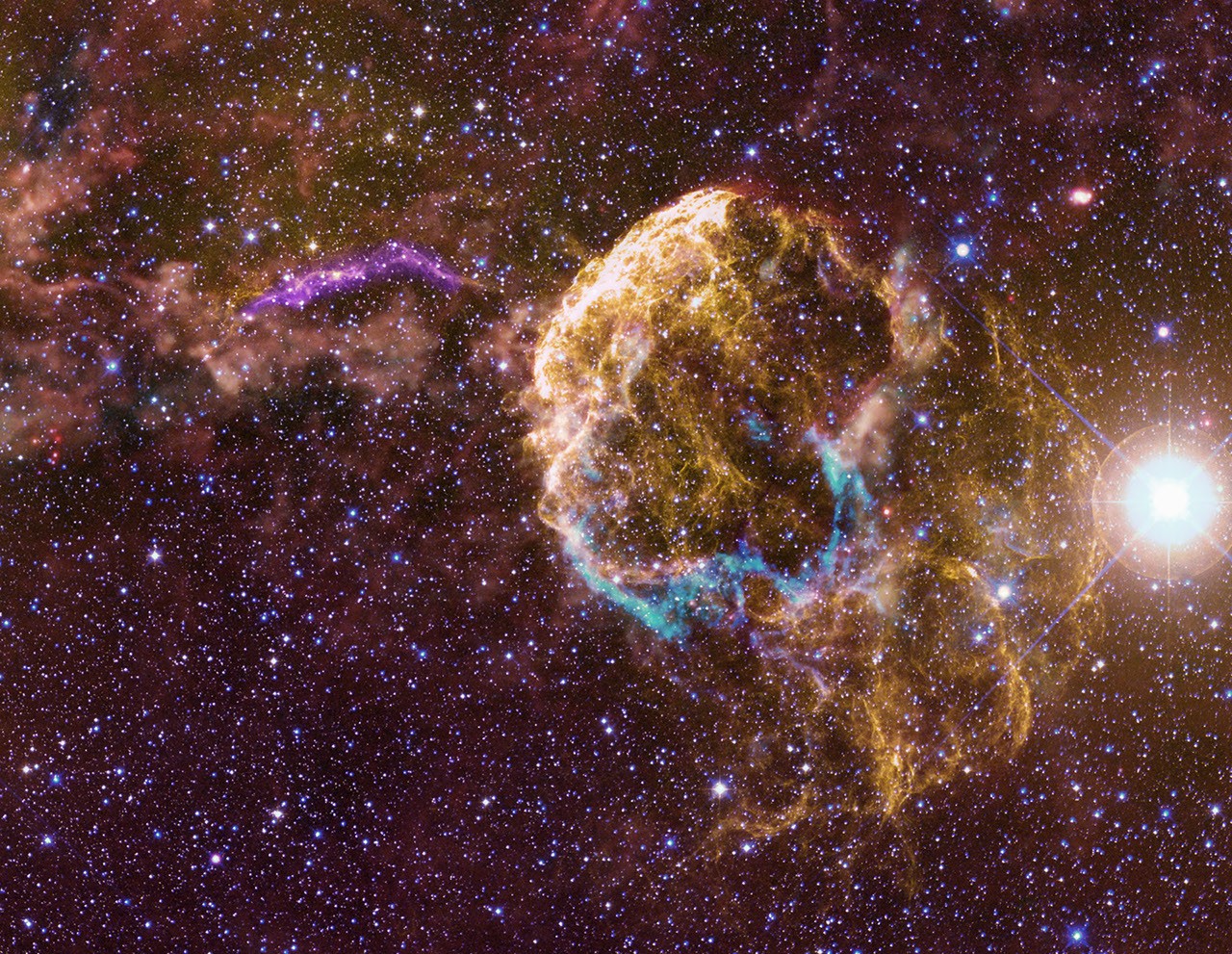 NASA’s Fermi Mission Uncovers Possible Sibling Supernova Remnants