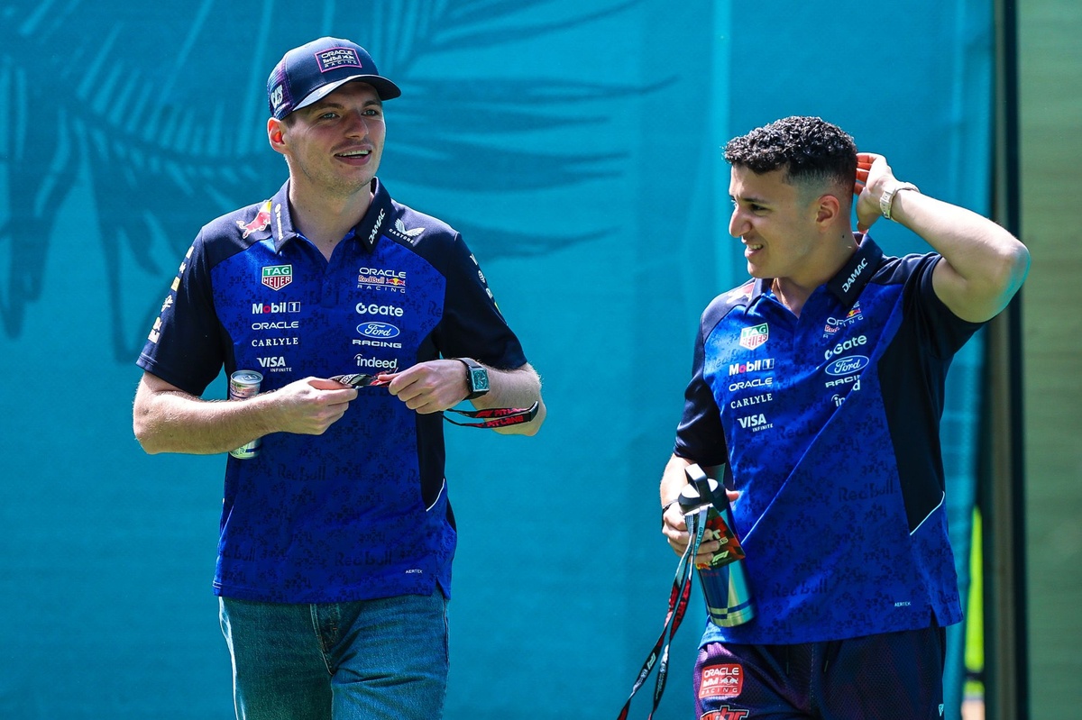 F1 fans lose it as Max Verstappen and Isack Hadjar pull off chaotic hotel prank in viral video