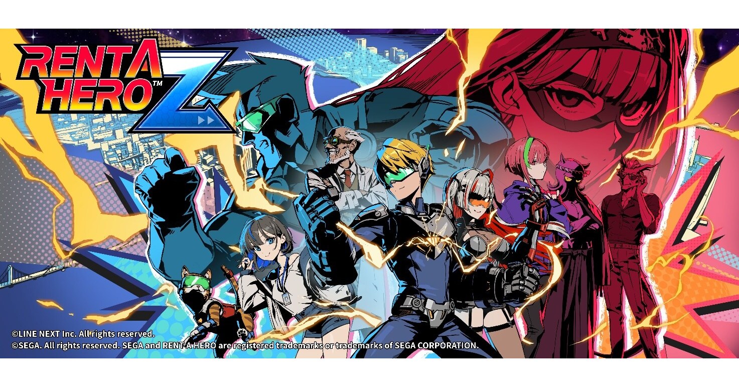 LINE NEXT Launches RENT A HERO Z, Based on Legacy SEGA Game, in Australia, Canada, and India