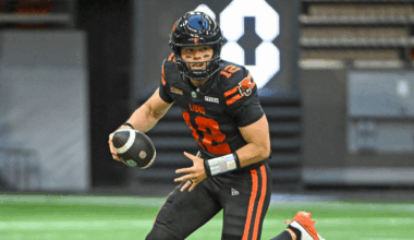 Nathan Rourke BC Lions CFL