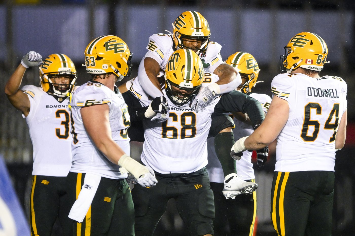 Elks embrace rain ahead of home opener against Alouettes