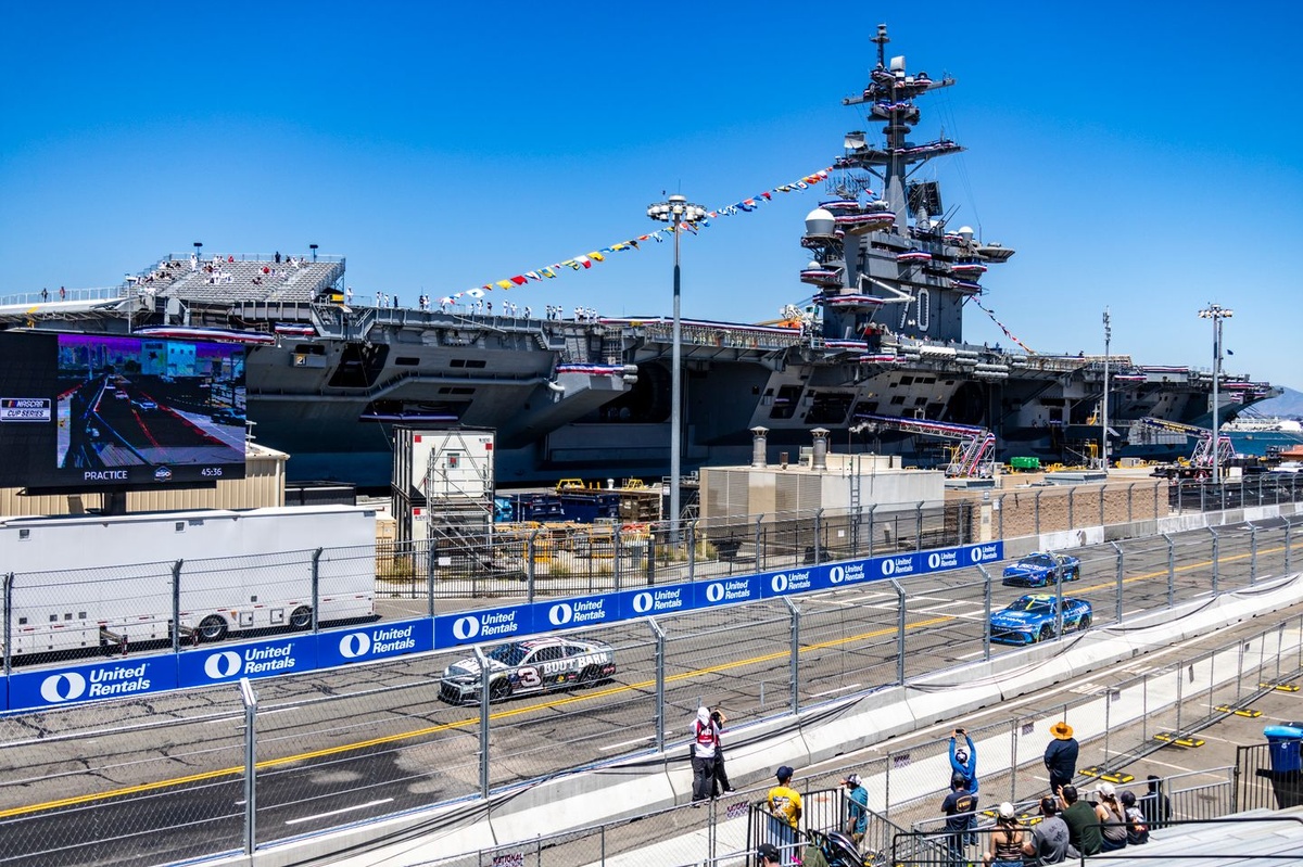 First impressions of naval base street course from NASCAR Cup stars
