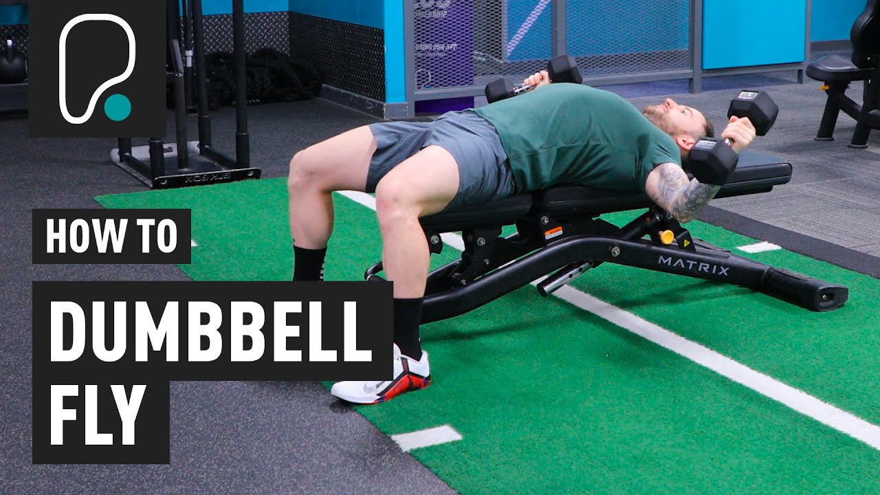 How To Do A Dumbbell Chest Fly - YouTube