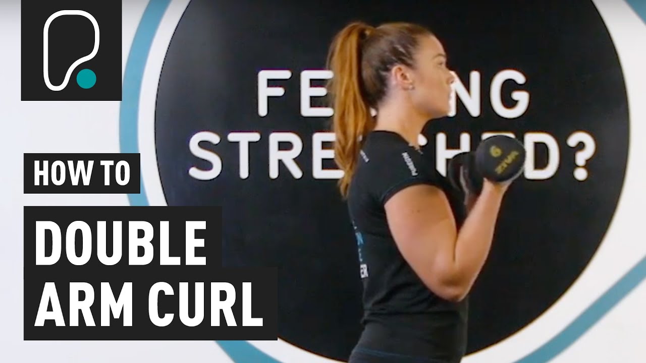 How To Double Arm Curl (Dumbbell Bicep Curl) - YouTube