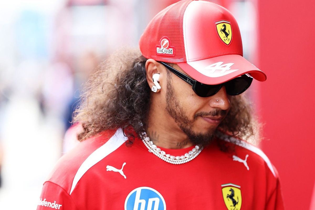 Lewis Hamilton spotted in rare Ferrari at Fiorano