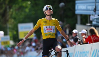 Tadej Pogacar wins the final stage of the Tour de Suisse (Photo: Tim de Waele/Getty Images)