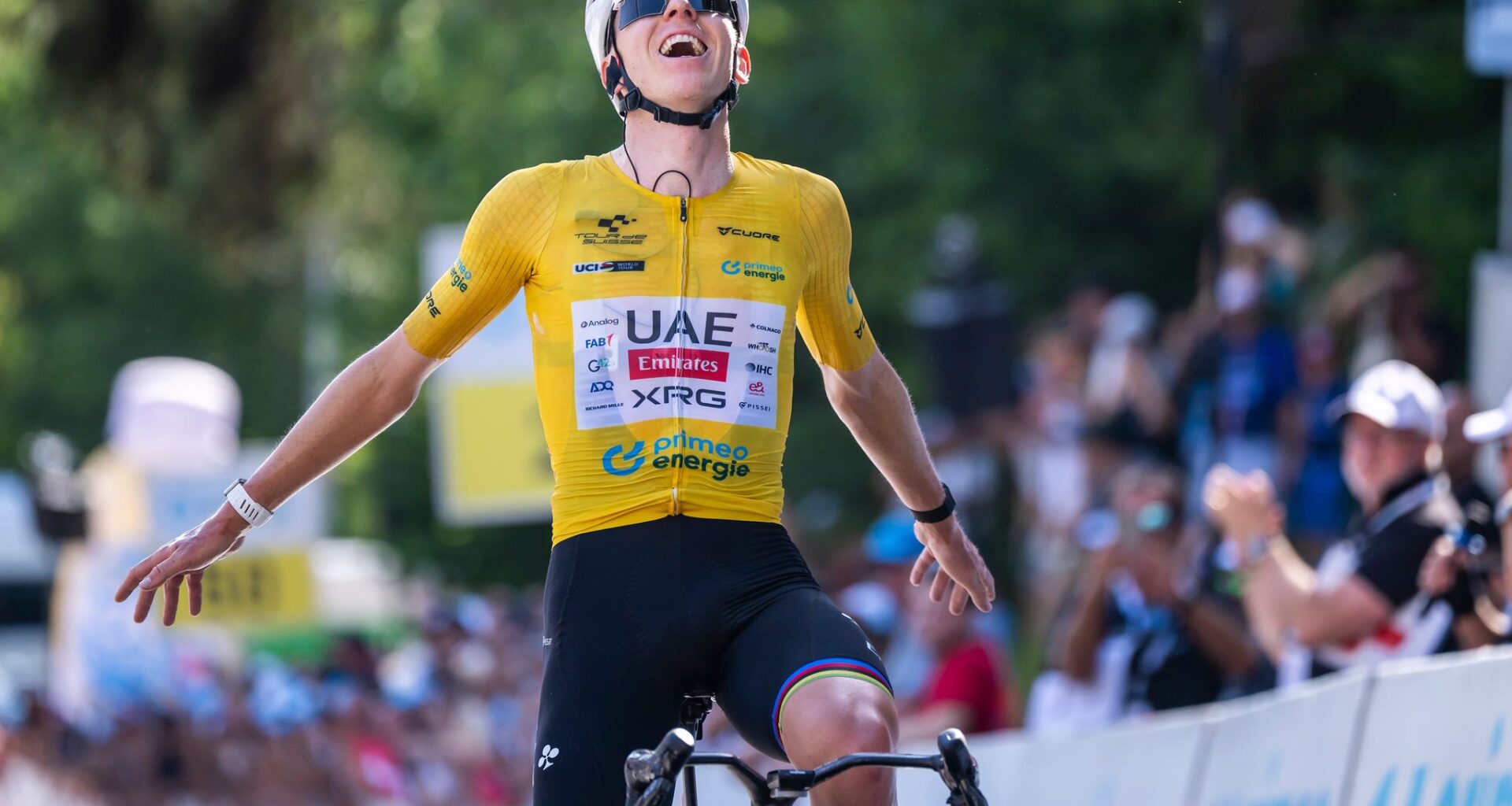 Tadej Pogacar wins the Tour de Suisse in style by taking the final stage