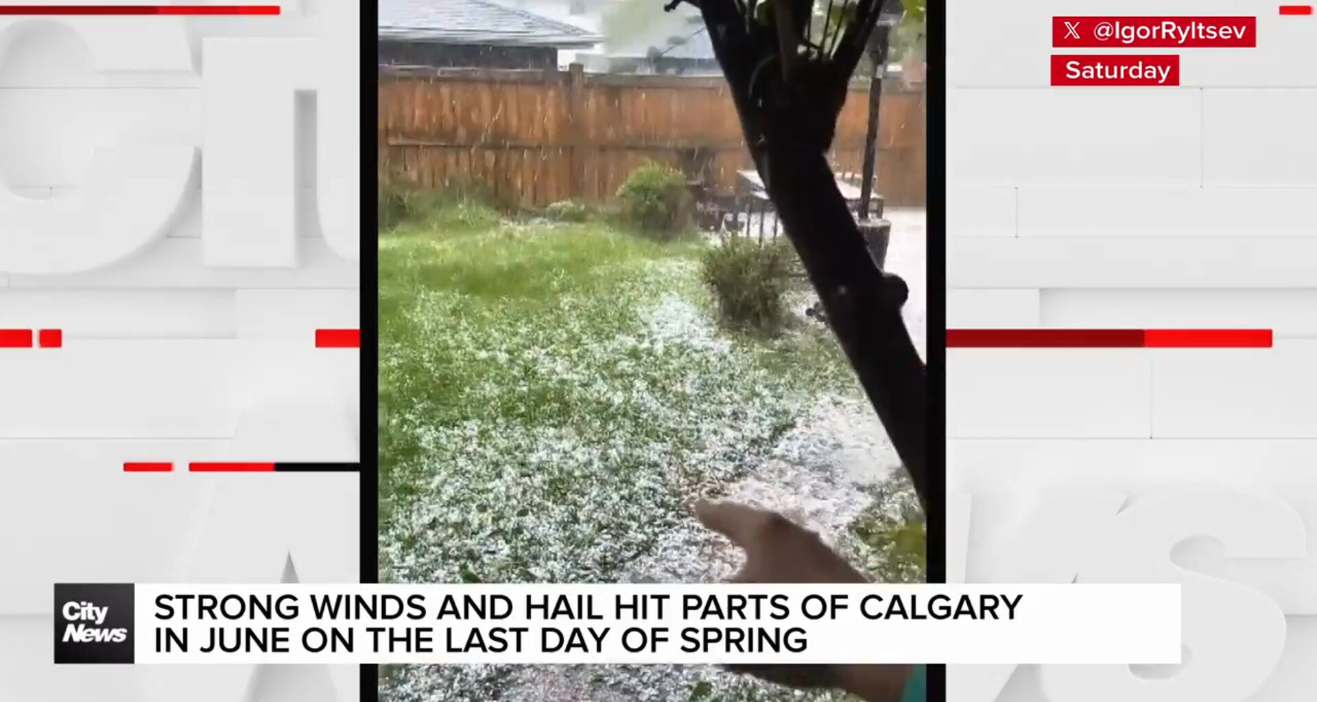 Calgary hit with hailstorm on last day of spring