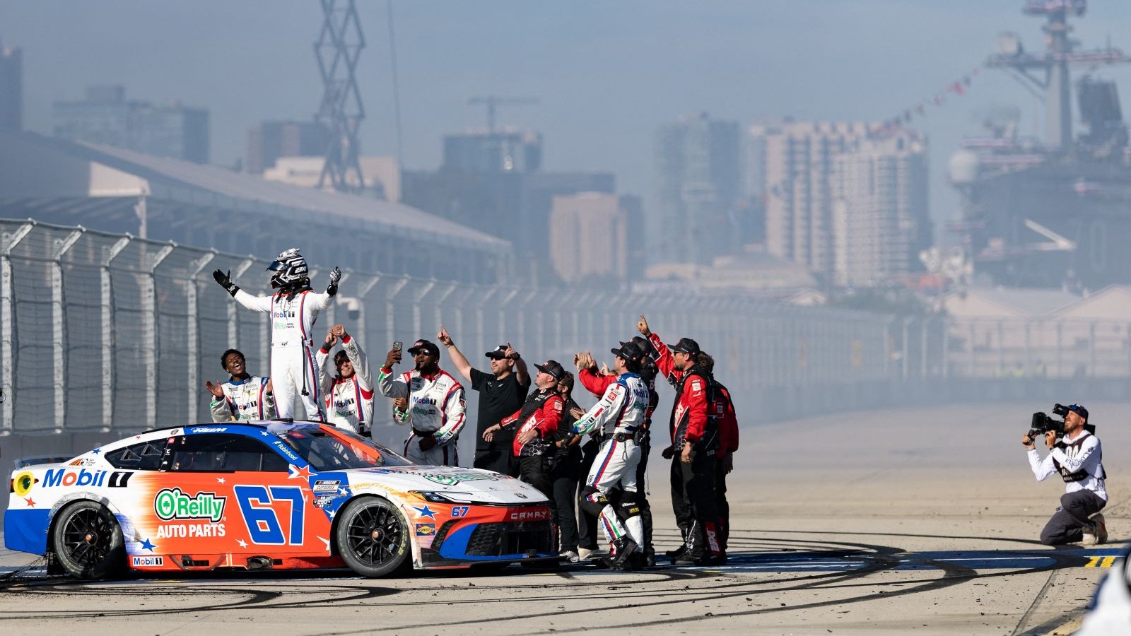 Corey Heim NASCAR Cup Series win at Naval Base Coronado outside of San Diego