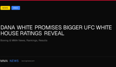 Dana White promises bigger UFC White House ratings reveal