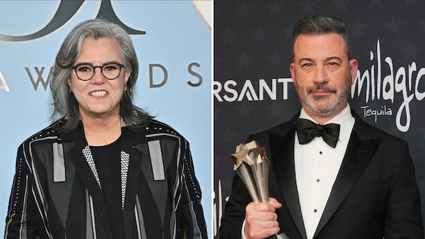 Jimmy Kimmel announces longtime Trump adversary Rosie O’Donnell to guest host during two-month hiatus