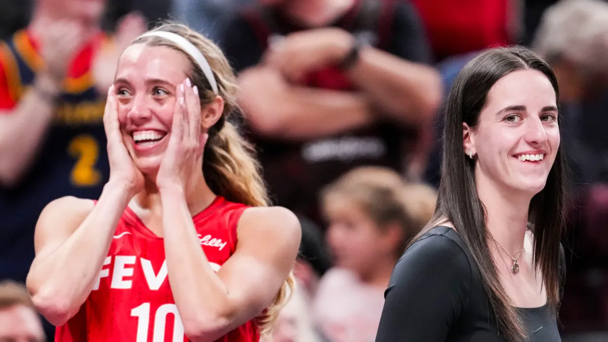 Lexie Hull turns heads with all-black pregame outfit before Fever-Mercury game image