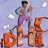 A man carrying a piggy bank climbs stairs shaped like the letters HDHP, which stand for high deductible health plan.