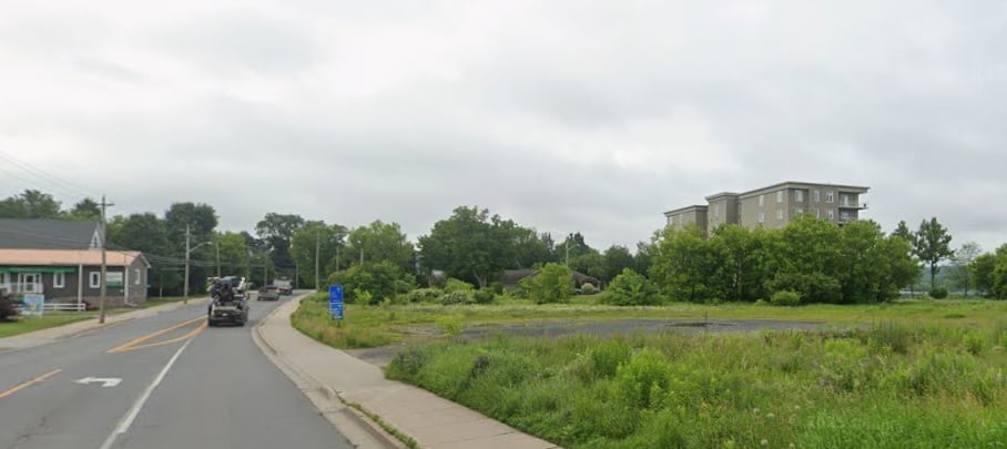 A street view of Union Street in Fredericton.