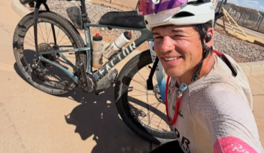 Bosoni, the man who beat Ten Dam in record time at the Tour Divide