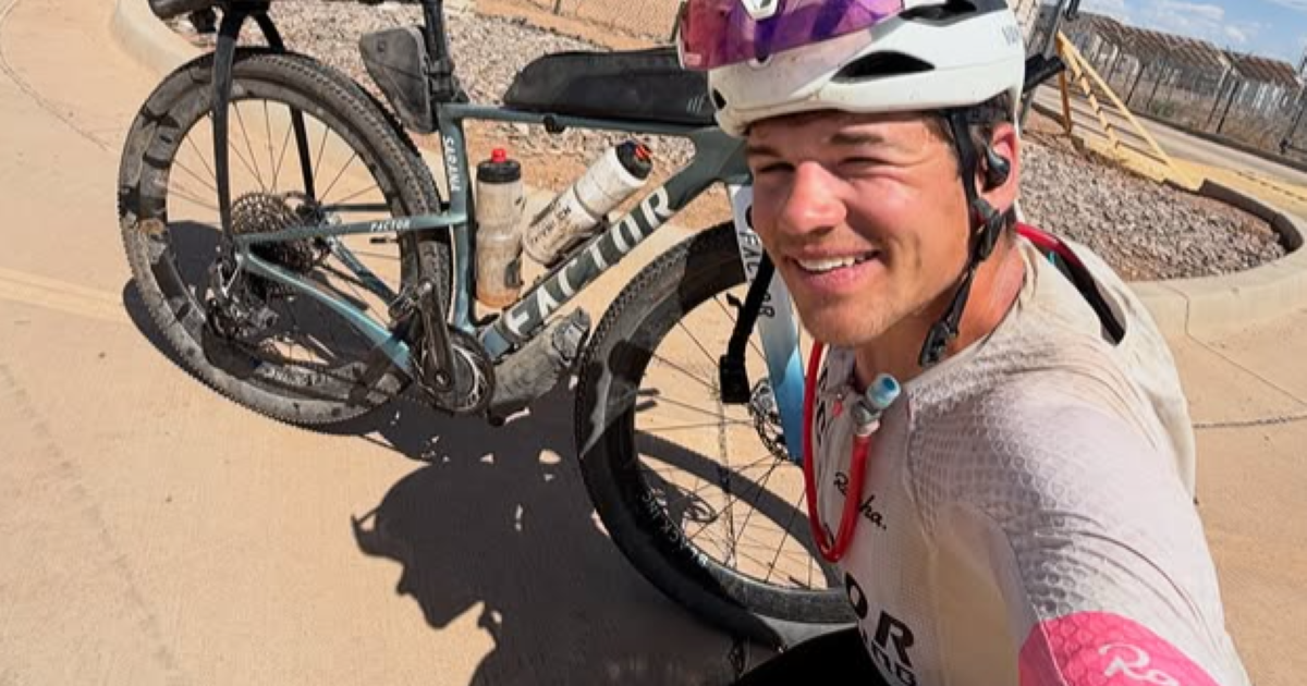 Bosoni, the man who beat Ten Dam in record time at the Tour Divide