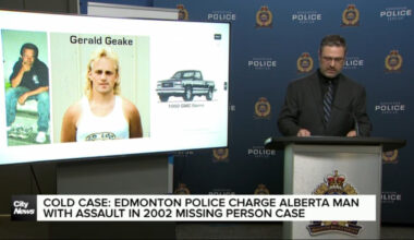 Edmonton police lay assault charges in 2003 missing person cold case
