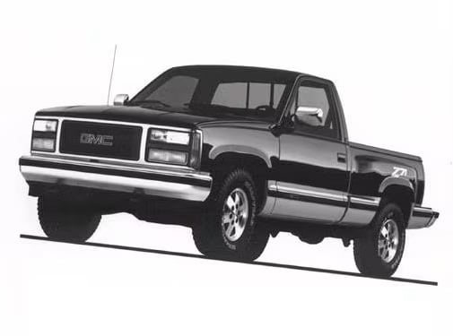 A photo of a black pickup truck.