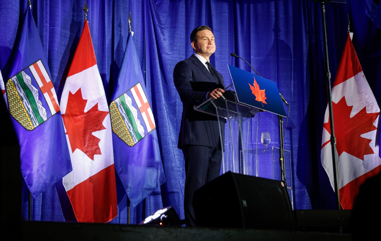 Pierre Poilievre in Calgary.