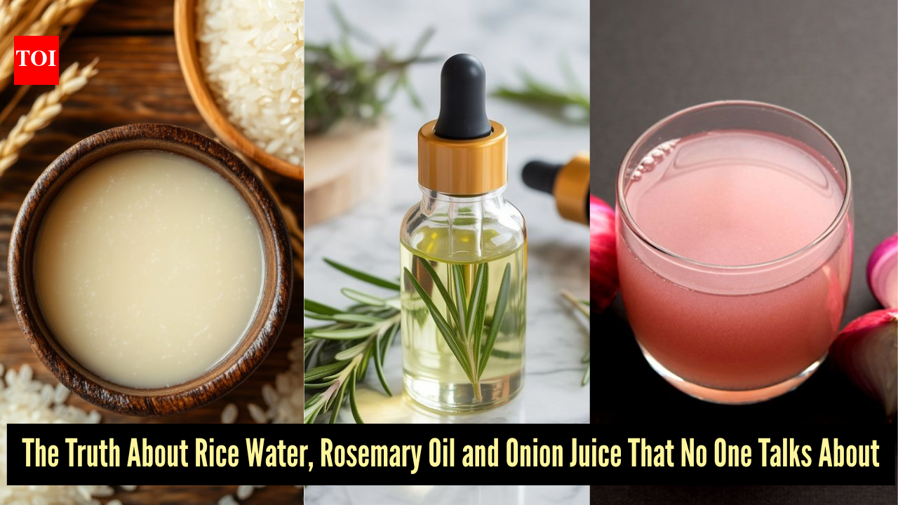 Rice water vs rosemary oil vs onion juice: Which viral hair growth hack actually works?