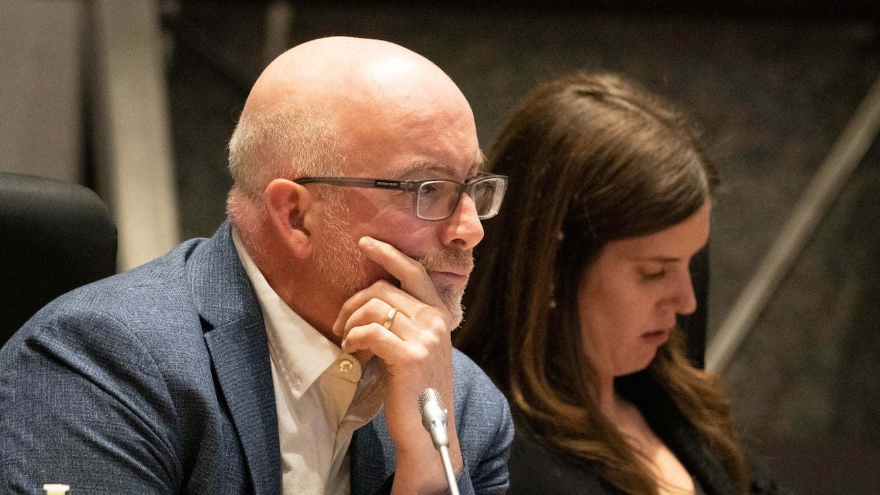 A photo of Coun. Sean Devine on May 10, 2023.