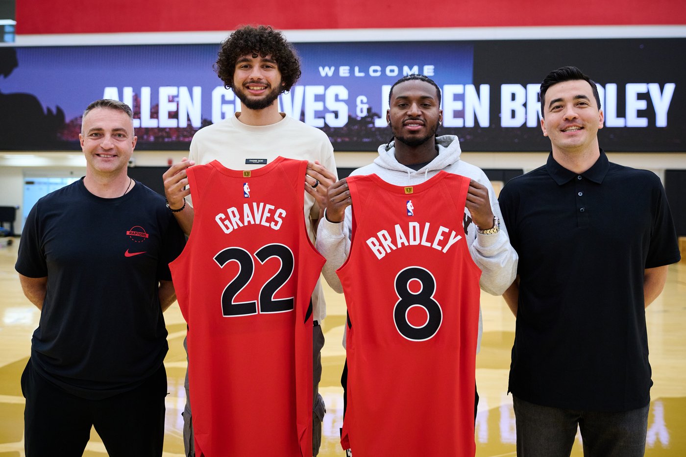 Raptors draft picks Allen Graves, Jaden Bradley come to Toronto | NanaimoNewsNOW