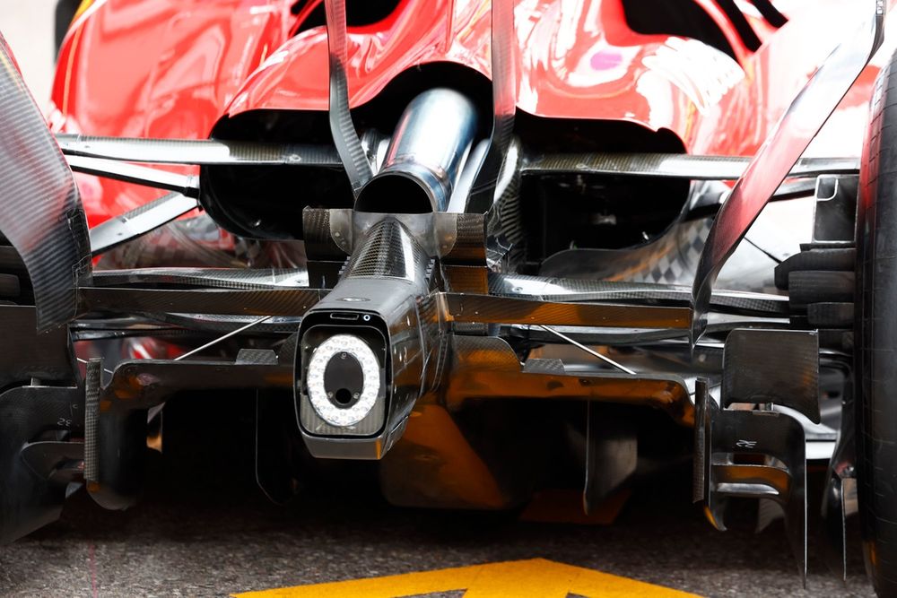 Ferrari car tech detail