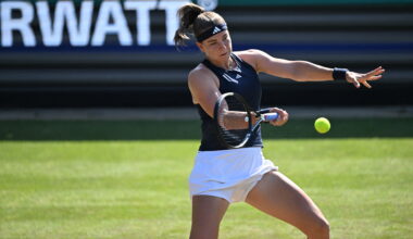 Muchova outlasts Tauson to reach first grass-court semifinal in Bad Homburg